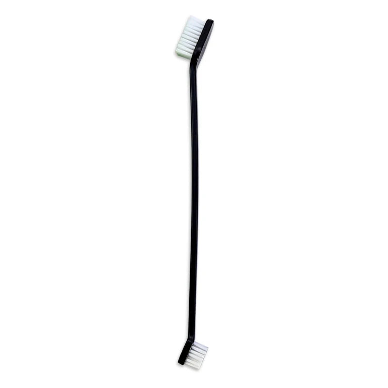 100Pcs Dog Toothbrush Double Headed Long Handle Dog Pet Toothbrush for Dogs Cat Puppy Teeth