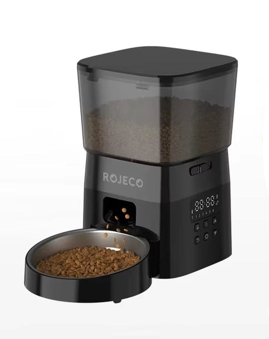 Automatic Pet Feeder Button Version Auto Cat Food Dispenser Accessories Smart Control Pet Feeder for Cats Dog Dry Food