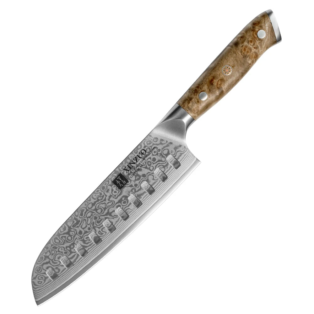 1-3 Piece 67 Layers Damascus Super Steel Kitchen Knife 10Cr15Comov Core Steel Suitable for Cutting Meat/Vegetables/Fruits