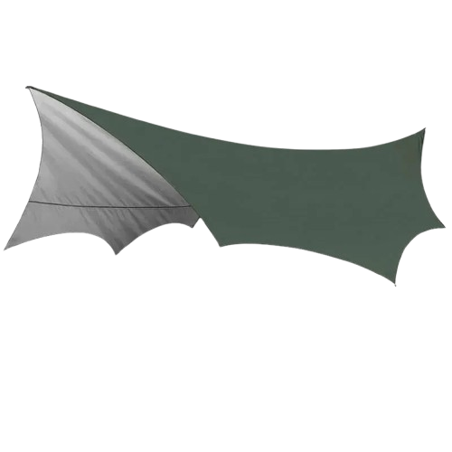 5.1×5.1M Octagon Camping Tarp – Waterproof Sun Shelter Awning Canopy