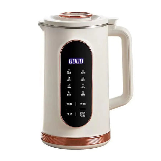 1500ML Soy Milk Machine Electric Juicer Blender Mixer Nut Milky Maker Wall Breaking Machine 10-Leaf Blade Breakfast Machine