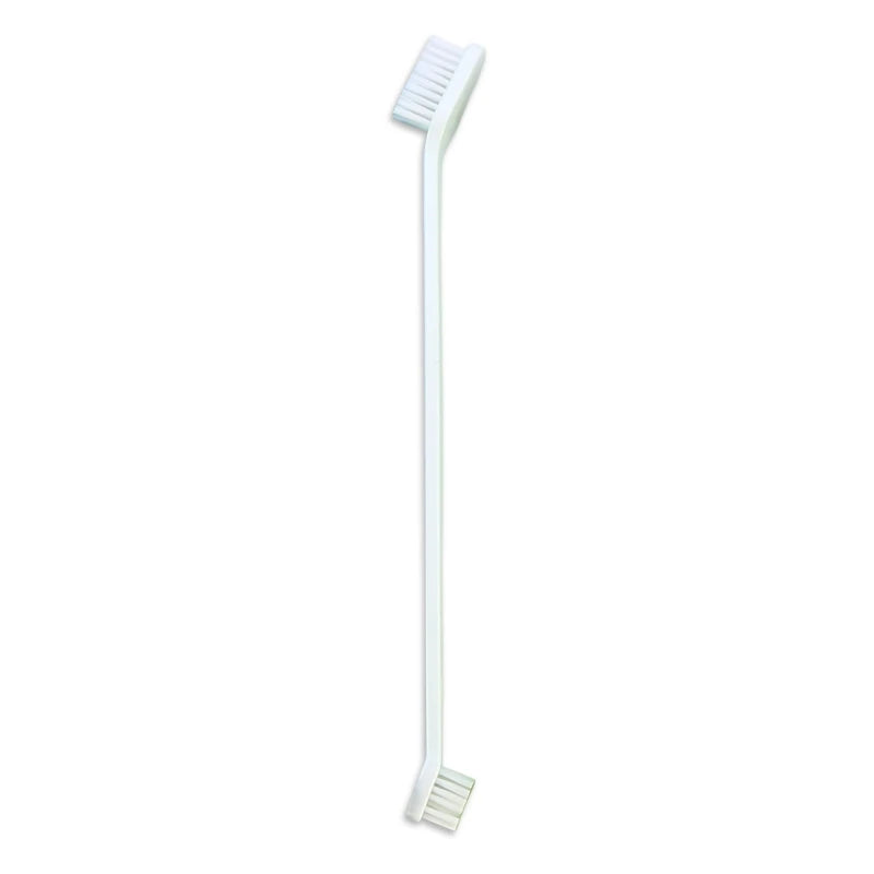 100Pcs Dog Toothbrush Double Headed Long Handle Dog Pet Toothbrush for Dogs Cat Puppy Teeth