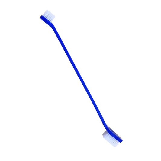 100Pcs Dog Toothbrush Double Headed Long Handle Dog Pet Toothbrush for Dogs Cat Puppy Teeth