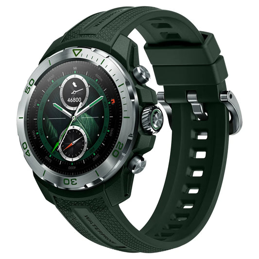 GS Explorer Smartwatch Rugged Military Grade UHD Screen Altimeter Barometer Compass GPS 10ATM Sports Smart Watch for Men