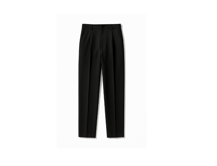 Men's Brown/Black Korean Style Dress Pants – Loose Fit