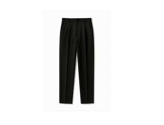 Men's Brown/Black Korean Style Dress Pants – Loose Fit