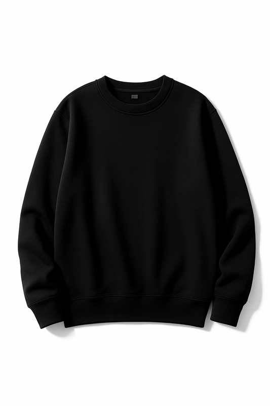 Men’s Casual Round Neck Sweatshirt – HK/KR Style